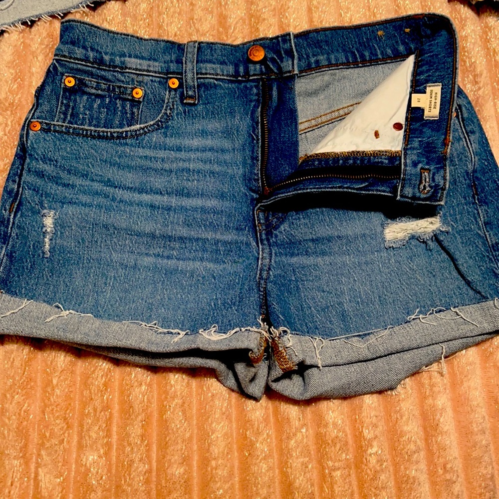 Madewell high rise shorts